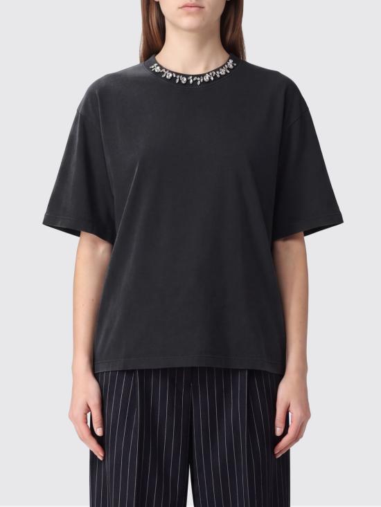 26FW 골든구스 반팔 티셔츠 GWP01874P00189790456 Black
