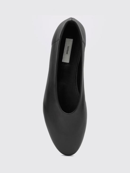 26FW 토템 슬립온 발레리나 플랫 263WAS0313LE0210 001 Black - TOTEME