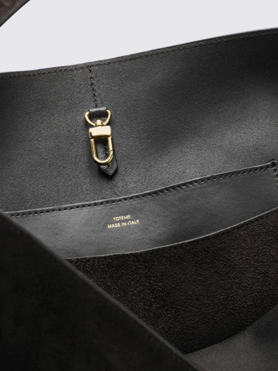26FW 토템 벨티드 토트백 234WLGBG038LE0004 040 Brown - TOTEME