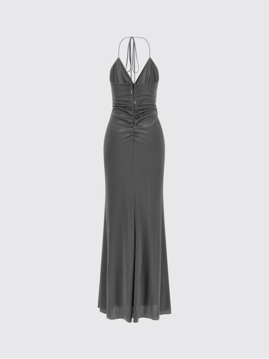 26FW 핑코 롱 원피스 107433A3G2 I99 Grey - PINKO