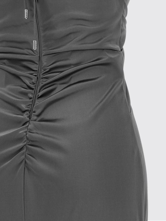 26FW 핑코 롱 원피스 107433A3G2 I99 Grey - PINKO