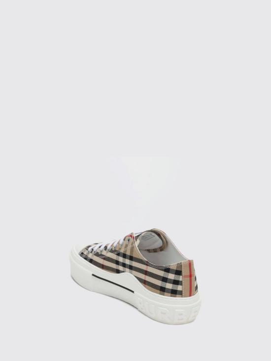 26FW 버버리 체크 코튼 스니커즈 8050506 Beige - BURBERRY
