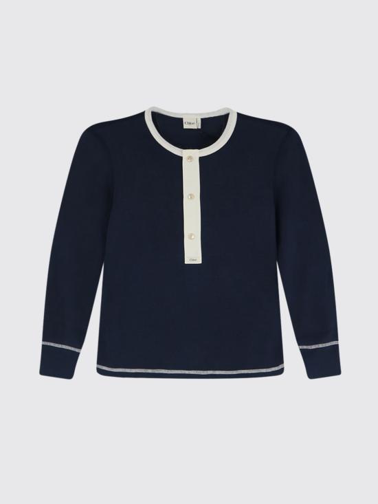 26FW 끌로에 스웨터 CH26AJH38089 4D6 Blue - CHLOE