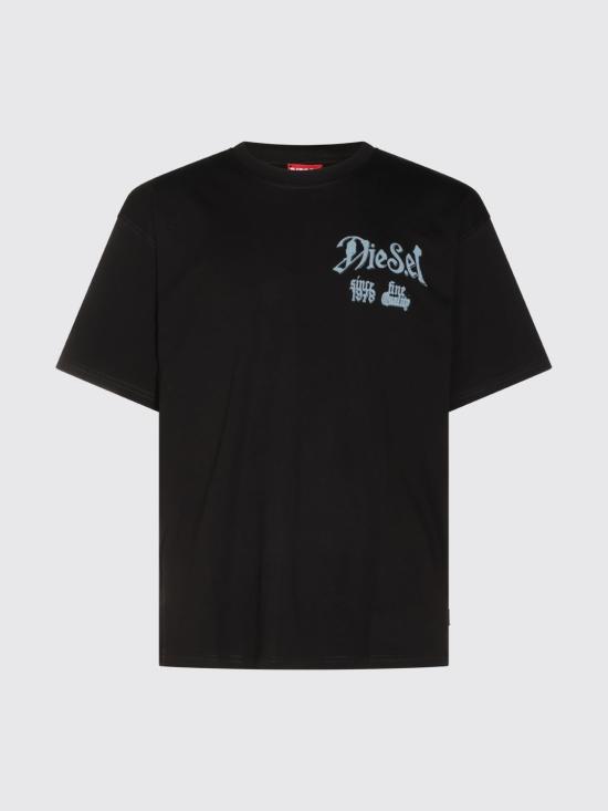 26FW 디젤 반팔 티셔츠 A222440QIAM 9XX Black - DIESEL