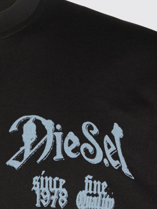 26FW 디젤 반팔 티셔츠 A222440QIAM 9XX Black - DIESEL