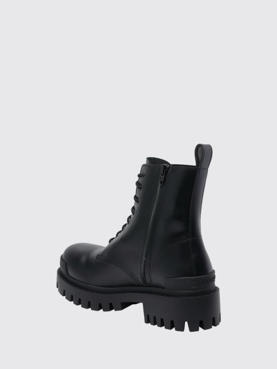 26FW 발렌시아가 스트라이크 집 레더 부츠 844967WA960 1000 Black - BALENCIAGA