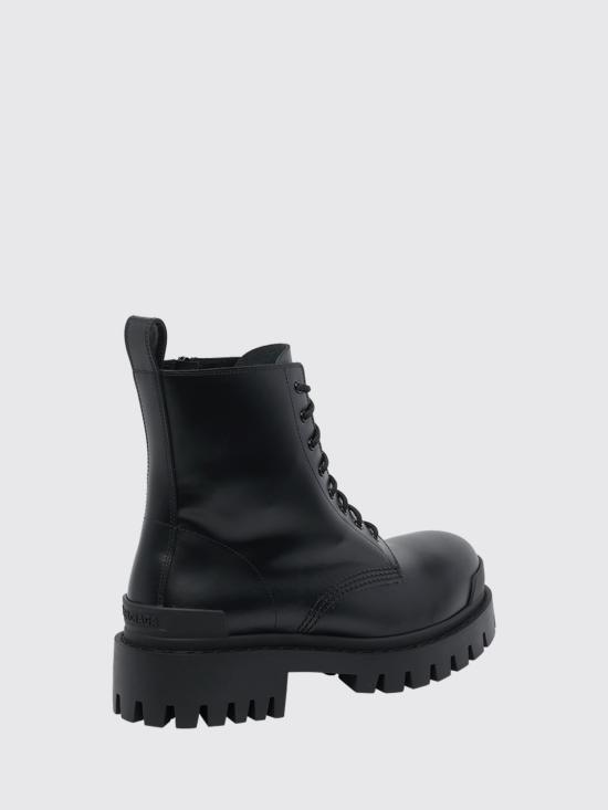 26FW 발렌시아가 스트라이크 집 레더 부츠 844967WA960 1000 Black - BALENCIAGA