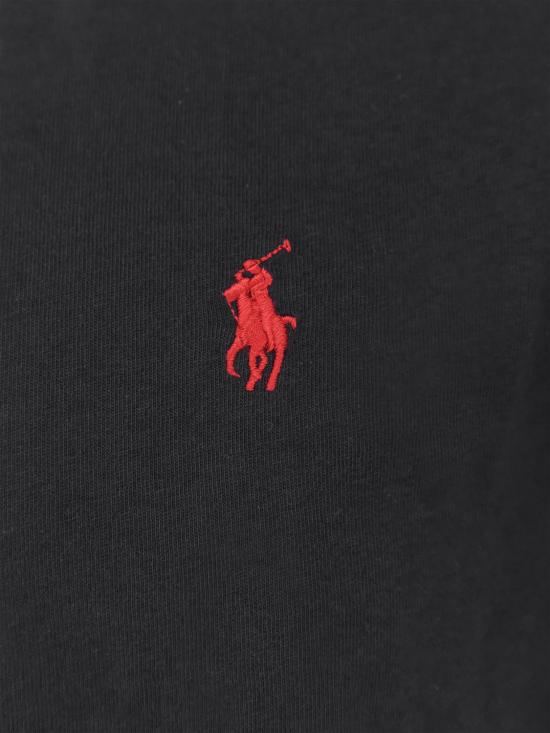 26FW 폴로 랄프로렌 반팔 티셔츠 710680785 001 Black - POLO RALPH LAUREN