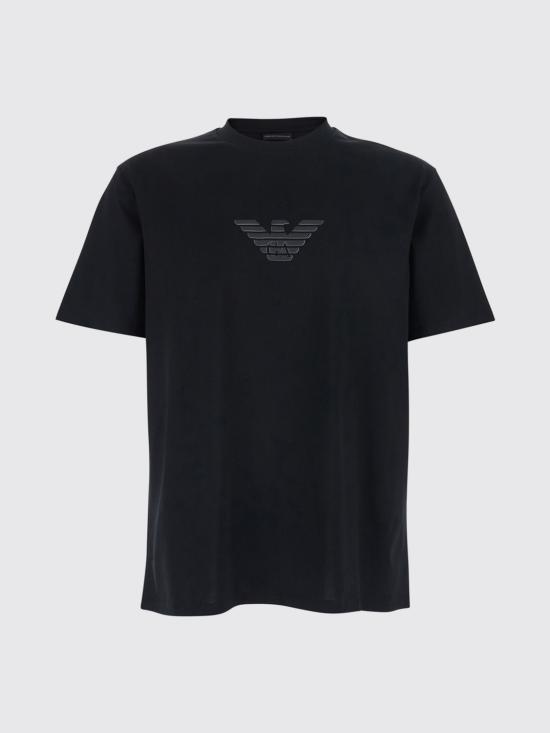 26FW 엠포리오 아르마니 반팔 티셔츠 EM004583AF13669 MC539 Black - EMPORIO ARMANI