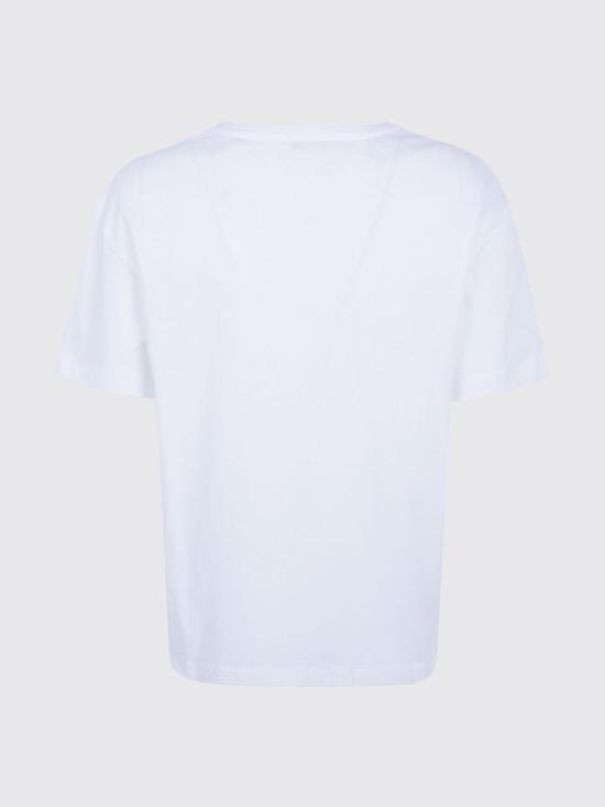 26FW 토템 반팔 티셔츠 263WRT0529FB0502 003 White - TOTEME