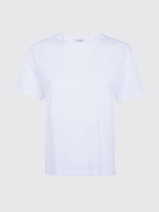 26FW 토템 반팔 티셔츠 263WRT0529FB0502 003 White - TOTEME