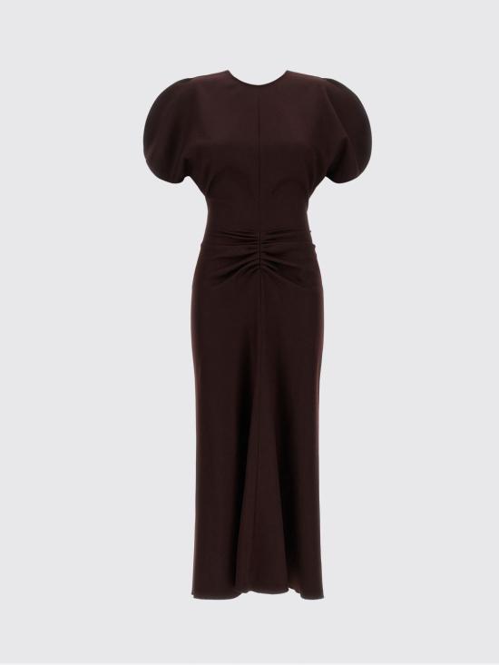 26FW 빅토리아 베컴 롱 원피스 1226WDR005227V ACAI Burgundy - VICTORIA BECKHAM