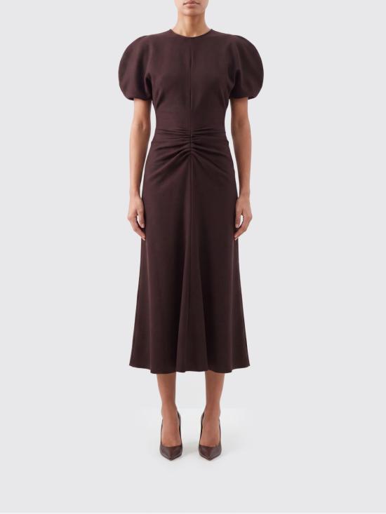 26FW 빅토리아 베컴 롱 원피스 1226WDR005227V ACAI Burgundy
