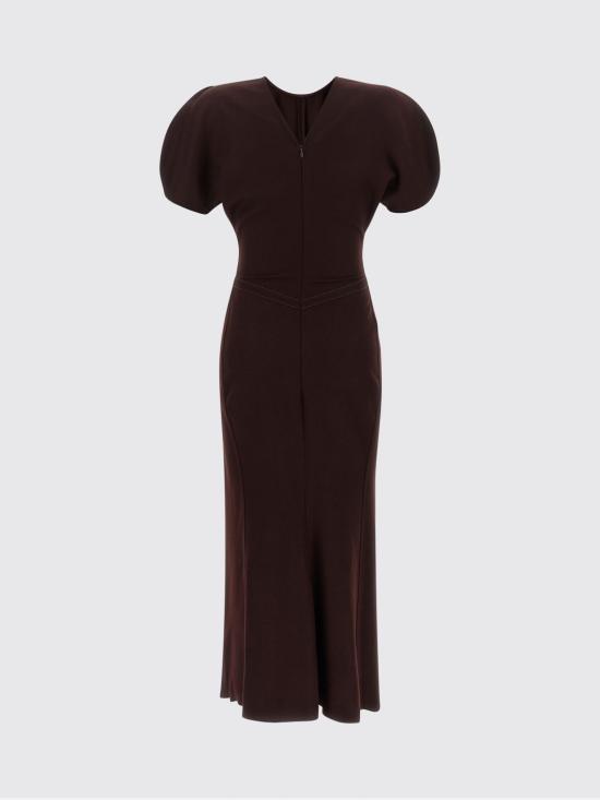 26FW 빅토리아 베컴 롱 원피스 1226WDR005227V ACAI Burgundy - VICTORIA BECKHAM