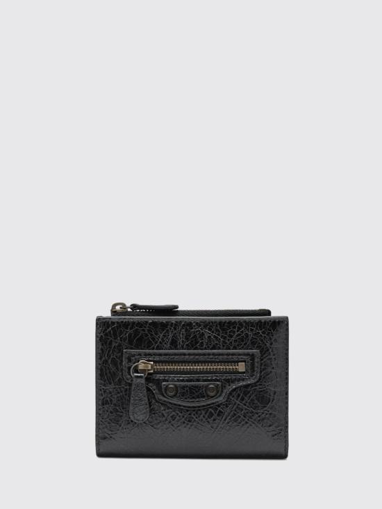 26FW 발렌시아가 르 시티 바이폴드 월렛 8463602ABFY 1000 Black