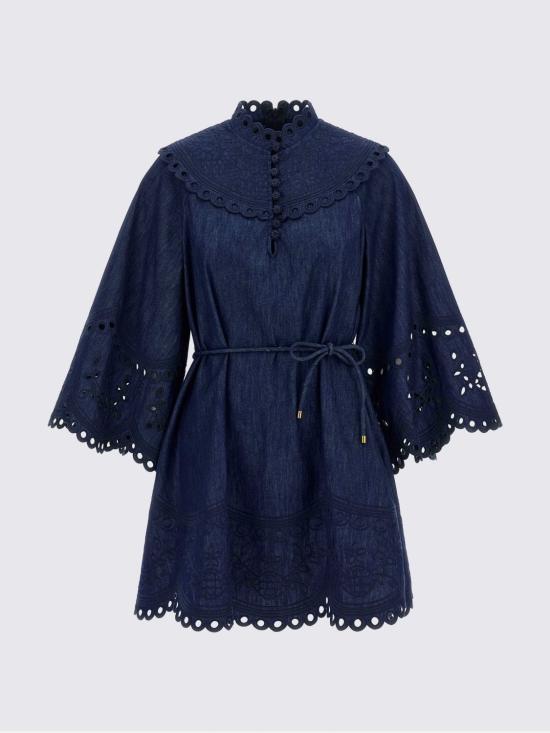 26FW 짐머만 롱 원피스 9161DSS263 INK Blue - ZIMMERMANN