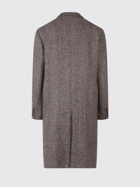 26FW 골든구스 헤링본 위브 울 싱글 브레스트 코트 GMP00986P00061681173 Grey - GOLDEN GOOSE