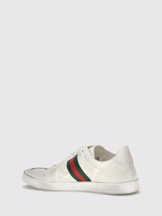 26FW 구찌 스트레치 로우 탑 스니커즈 864140AAGFF 9099 White - GUCCI