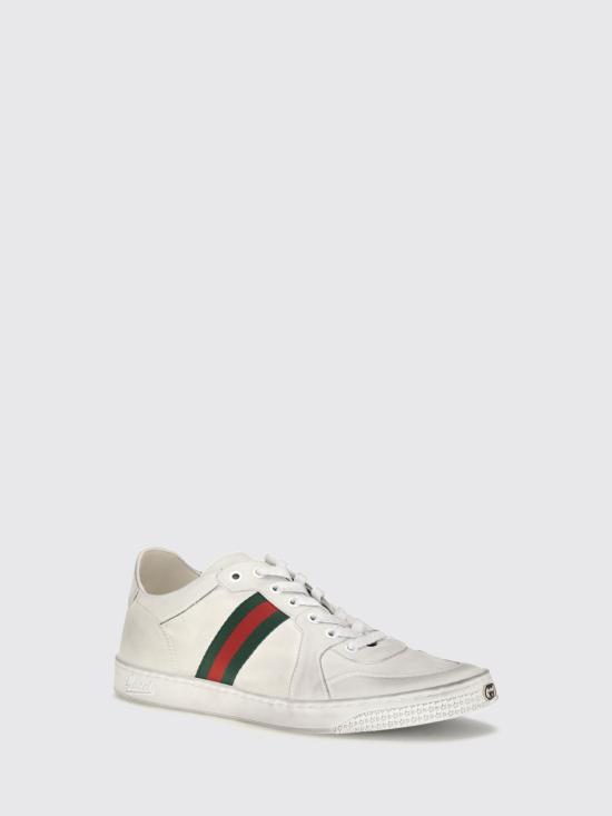 26FW 구찌 스트레치 로우 탑 스니커즈 864140AAGFF 9099 White - GUCCI