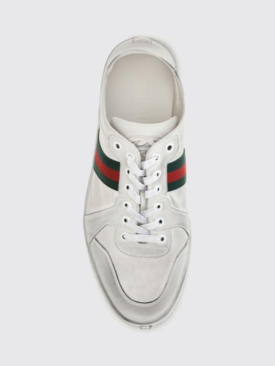 26FW 구찌 스트레치 로우 탑 스니커즈 864140AAGFF 9099 White - GUCCI