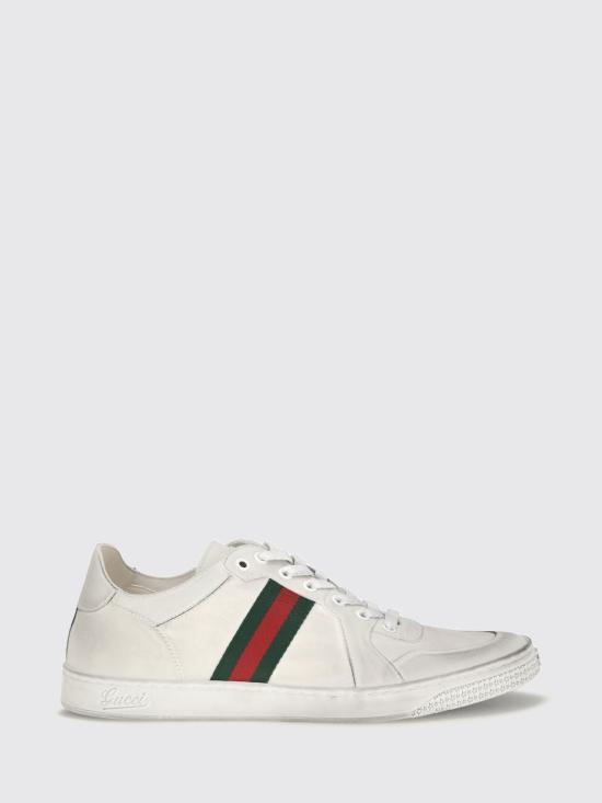 26FW 구찌 스트레치 로우 탑 스니커즈 864140AAGFF 9099 White