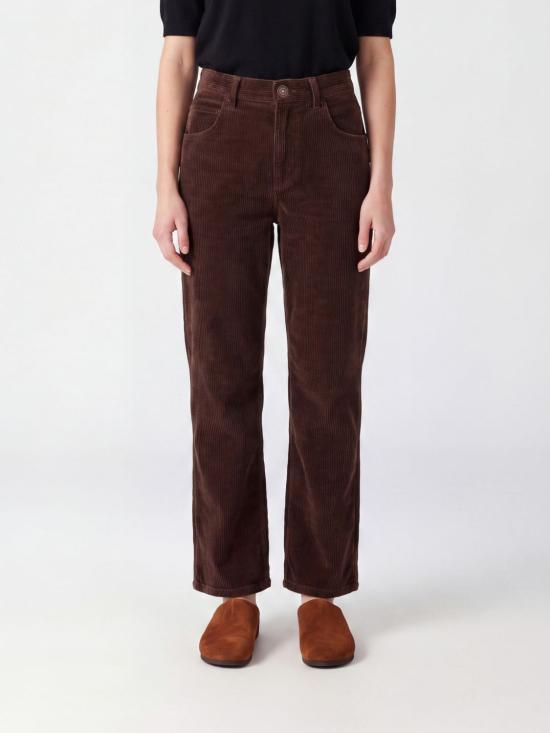 26FW 이자벨마랑에뚜왈 RUTHIE 팬츠 RUTHIE 팬츠 PA0708FAD3G02E 50CA Brown