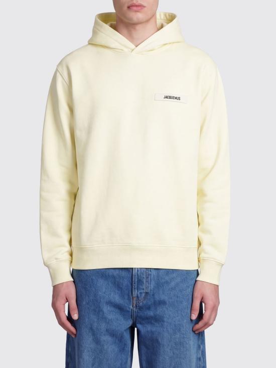 26FW 자크뮈스 그로그랭 후드 티셔츠 HOM00247AJ00126 205 Yellow