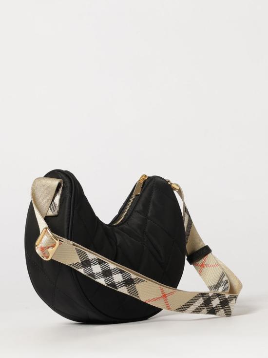 26FW 버버리 HORSESHOE 홀스슈 퀼팅 크로스백 8111928 Black - BURBERRY