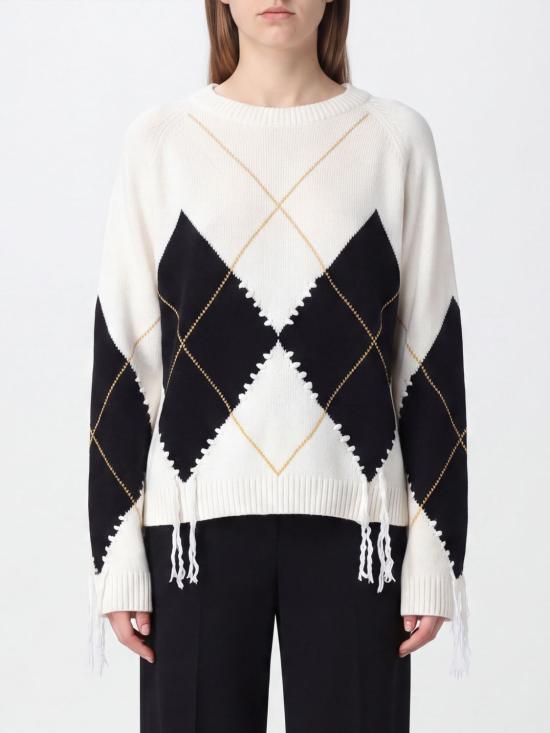 26FW 핑코 스웨터 107377A3JE DZ0 Yellow Cream