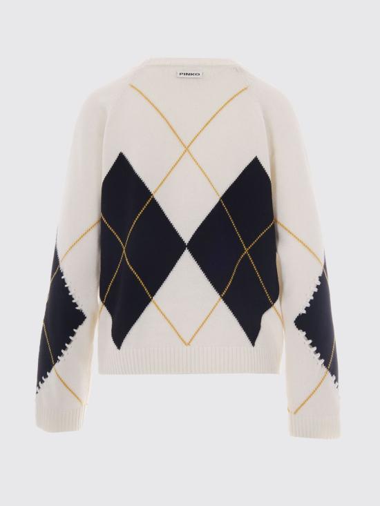 26FW 핑코 스웨터 107377A3JE DZ0 Yellow Cream - PINKO