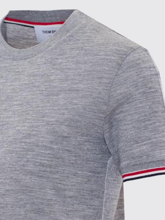 26FW 톰브라운 반팔 티셔츠 FJS232AJ0301 055 Grey - THOM BROWNE