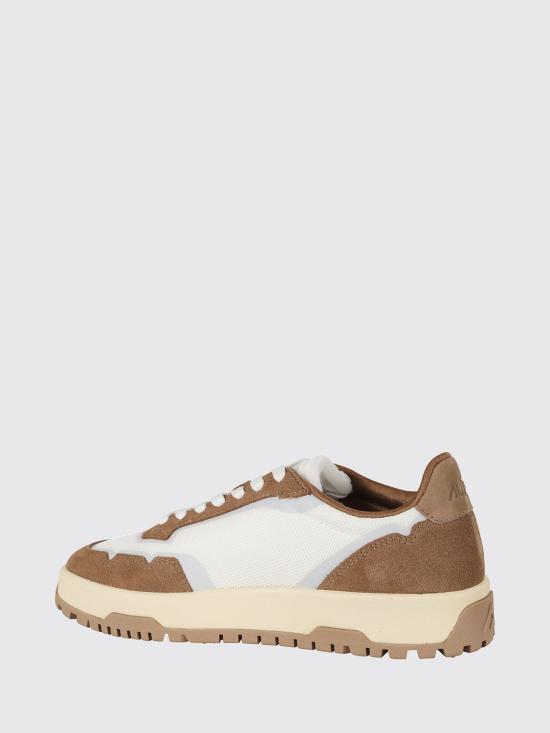 26FW 오트리 WILDPACE 로우 스니커즈 립스탑 나일론 가죽 LDLM AK13 Brown - AUTRY