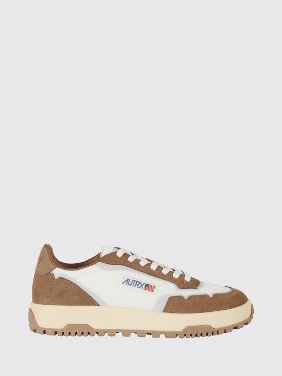 26FW 오트리 WILDPACE 로우 스니커즈 립스탑 나일론 가죽 LDLM AK13 Brown