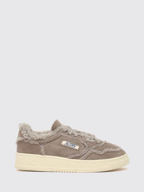 26FW 오트리 메달리스트 로우 레더 스니커즈 AULW GX02 Dove Grey