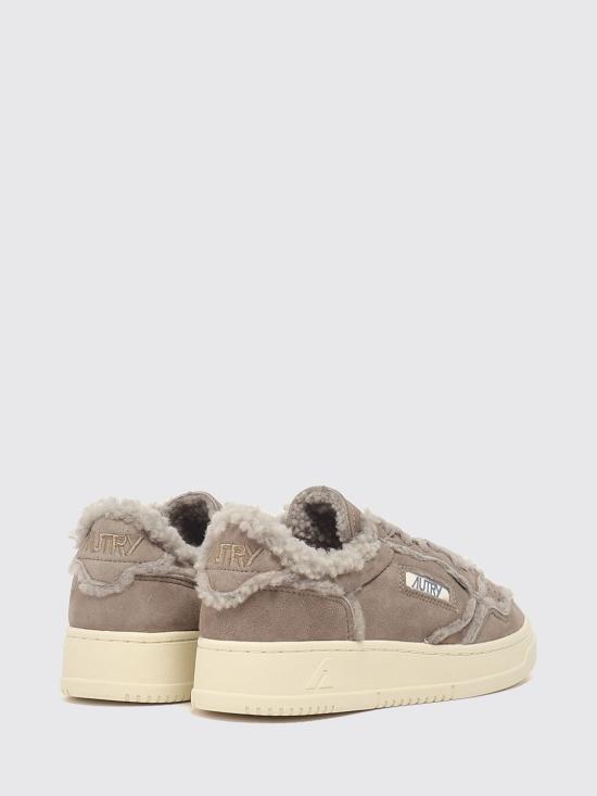 26FW 오트리 메달리스트 로우 레더 스니커즈 AULW GX02 Dove Grey - AUTRY