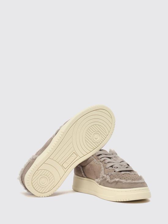 26FW 오트리 메달리스트 로우 레더 스니커즈 AULW GX02 Dove Grey - AUTRY