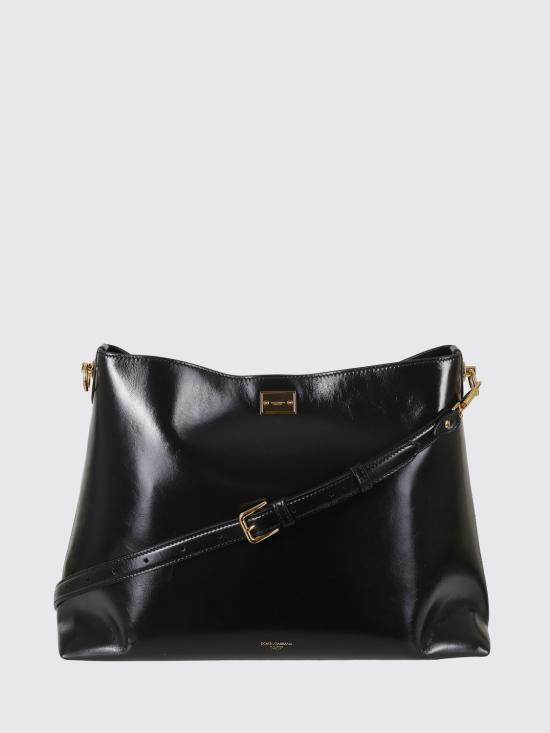 26FW 돌체앤가바나 Large Vittoria calfskin 숄더백 BB7942AZ000 80999 Black - DOLCE & GABBANA