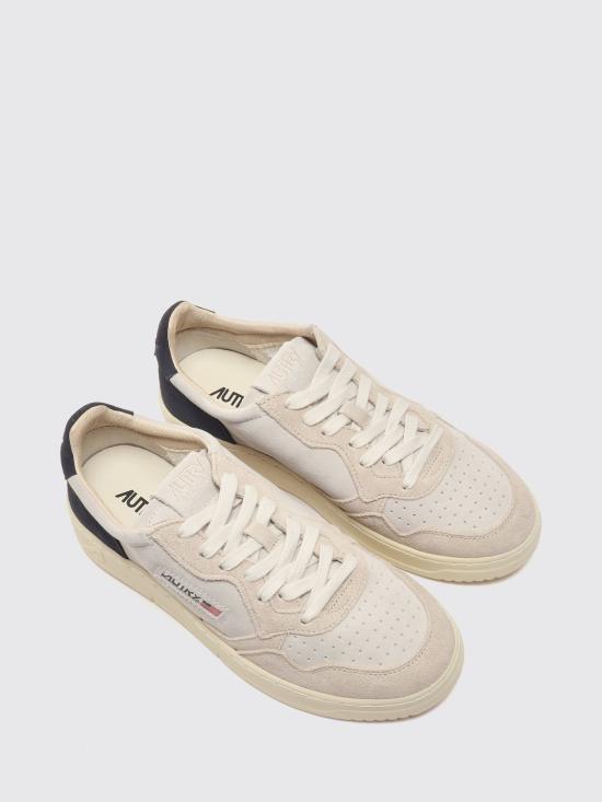 26FW 오트리 메달리스트 로우 스니커즈 AULM TS29 Beige - AUTRY