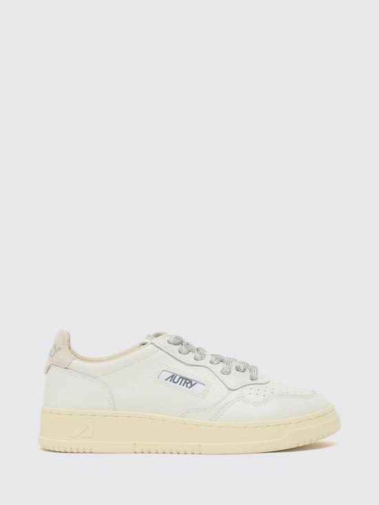 26FW 오트리 메달리스트 로우 레더 스니커즈 AULW SW03 Bianco 3
