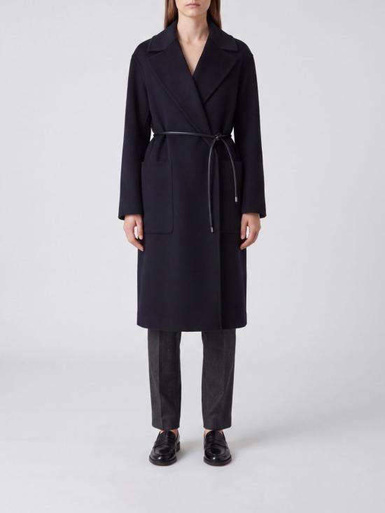 26FW 스포트막스 코트 2622016011600 013 Black