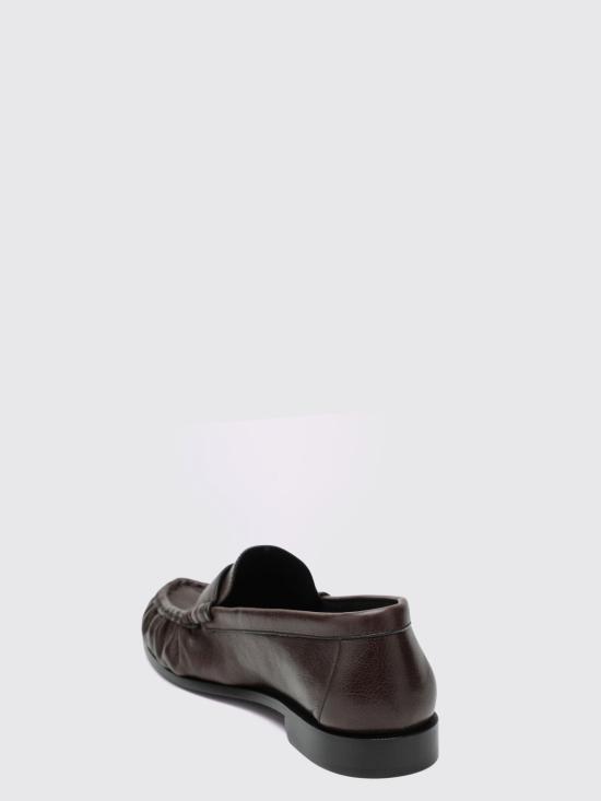26FW 생로랑 매트 레더 서플 르 로퍼 83947125VAA 2128 Brown - SAINT LAURENT