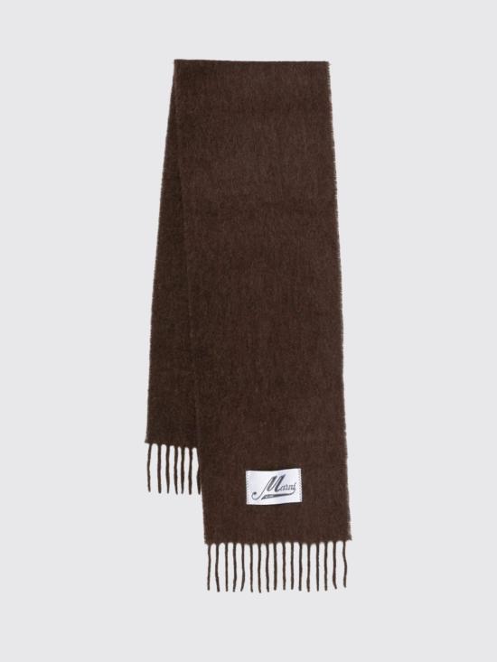 26FW 마르니 터콰이즈 알파카 스카프 SCMC0059Y0UTW918 00M29 Brown