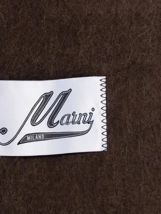26FW 마르니 터콰이즈 알파카 스카프 SCMC0059Y0UTW918 00M29 Brown - MARNI