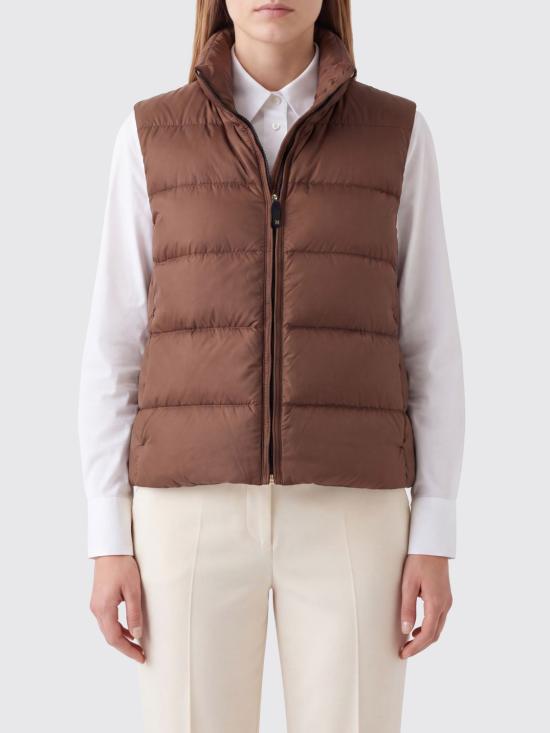 26FW 막스마라 더 큐브 패딩 조끼 2629296044600 027 Brown