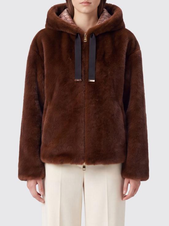 26FW 에르노 멜란지 얼터너티브 밍크 퍼 보머 자켓 GI000318D12739 8800 Brown