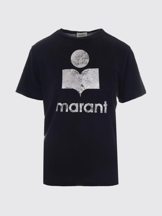 26FW 이자벨마랑에뚜왈 즈웰 로고 티셔츠 TS0001FBA1N10E 01BK Black - ISABEL MARANT ETOILE