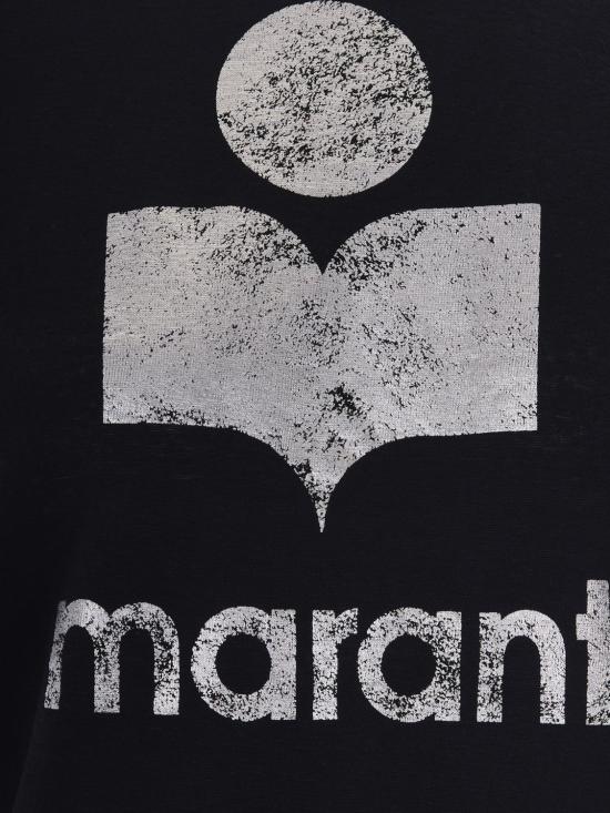 26FW 이자벨마랑에뚜왈 즈웰 로고 티셔츠 TS0001FBA1N10E 01BK Black - ISABEL MARANT ETOILE