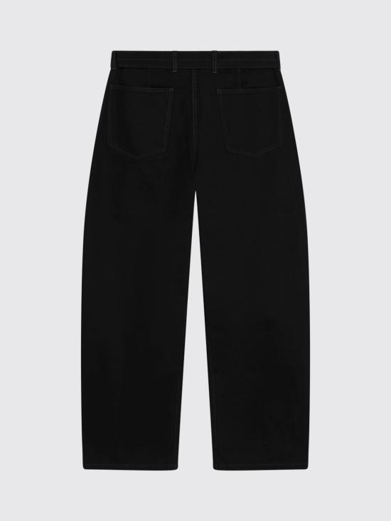26FW 르메르 트위스트 벨티드 팬츠 PA326LD1055 BK999 Black - LEMAIRE