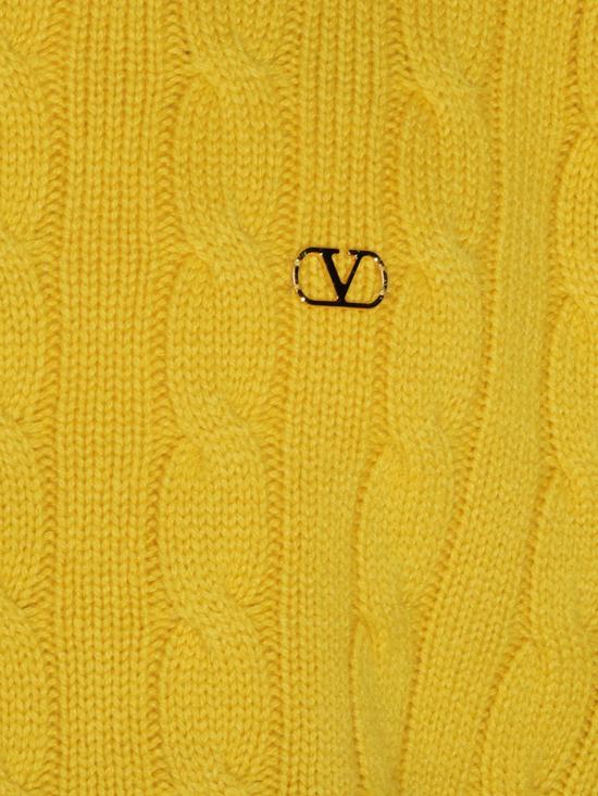 26FW 발렌티노 가라바니 스웨터 KC38ZBLJ G74 Yellow - VALENTINO GARAVANI