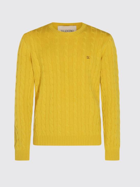 26FW 발렌티노 가라바니 스웨터 KC38ZBLJ G74 Yellow - VALENTINO GARAVANI